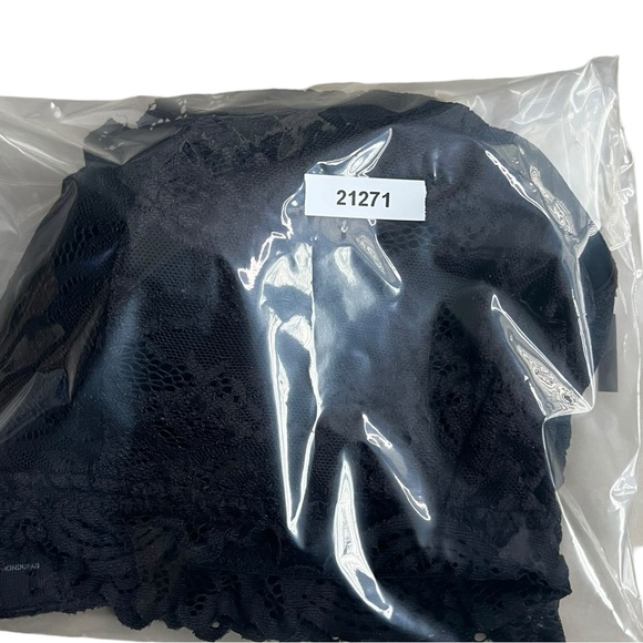 Bali Lace Desire Wireless Bra Size Large Black Lightly Lined - Picture 6 of 6